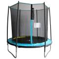 Outdoor -Trampolin 8ft für Kinder blau