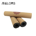 Logotipo personalizado impresso Tpe Cork Yoga Mat