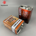 Custom engine oil/lubricants packaging tin can