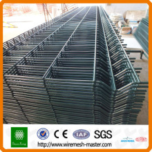 Powder painting RAL6005 folded wire mesh fence