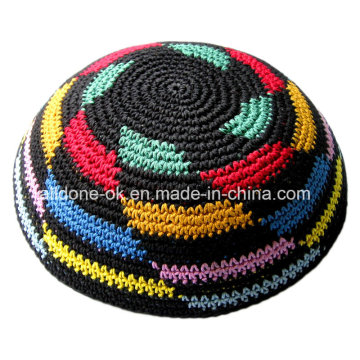 Hecho a mano Kippah Crochet Yarmulke