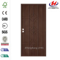 Del Flor Black Surface Mount Outswing Steel Security Door