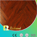 Household 12.3mm Embossed Elm Waxed Edged Lamiante Floor