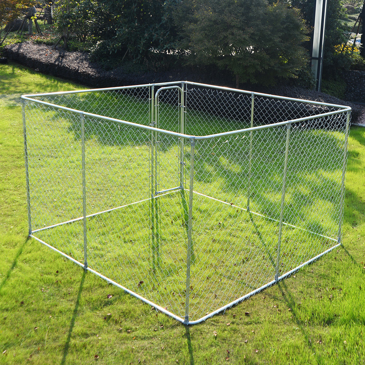 Chain Link Boxed Kennel