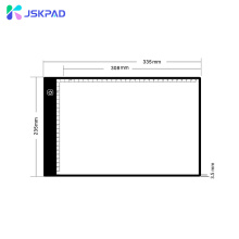 JSKA4-1 LED Luz de dibujo Tablero de dibujo almohadilla