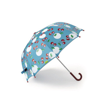 Manual Open Cherry Printing Straight Lady Umbrella (BD-66)