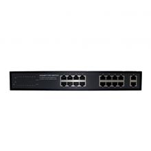 16Ports Ethernet POE Switch 2PON For FTTH