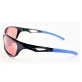 Glänzende schwarze Sonnenbrille für Sport Männer Wear-16036