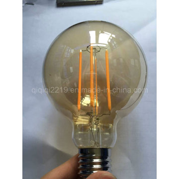 G80 5W Gold Cobrir LED Filamento Bulb