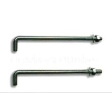 Perno de anclaje, galvanizado L tipo Foundation Bolt,