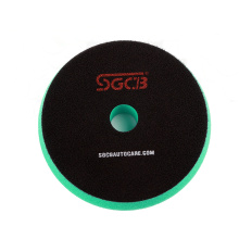 6" Foam Buffing Pad Hook & Loop Green