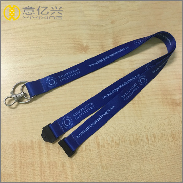 Nylon-Lanyard der hohen Qualität kundenspezifische Polyester-Hals