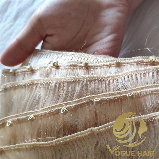 machine weft hair