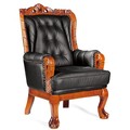 Chaise superviseur luxueux de bureau de bureau de style baroque