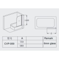 8mm Glasdicke Duschkabine / Duschwand (Cvp009)