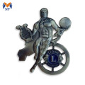 Pin de badge à revers en émail 3D MEATH MAN 3D