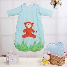 Lovely Cartoon Printing Cotton Baby Sleeping Bag