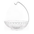 stainless steel storage fruit basket with banana hanger