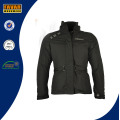 Dicker Herbst gepolstert unten Parka Puffer Tuch Frauen Skijacke Padding Dame Winter Jacken Haube Ersatz Black Jacket