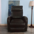 Single Manual Stylish PU Massage Recliner Sofa