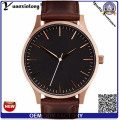 Yxl-378 Nuevo diseño de cuero genuino Mens Watch Mvmt cronógrafo Date Quartz Watch Wrist