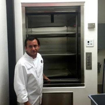 100-300kg Cocina del hotel Pequeño ascensor de alimentos