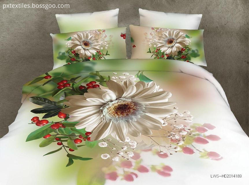  Microfibre Printed Bedding Fabric