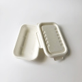 450ml Bagasse container with wing lid