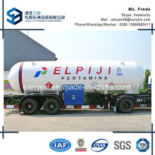 Semi-reboque de caminhão-tanque de gás de 2 eixos 18t LPG