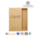 Hot stamping sliding cell phone case box