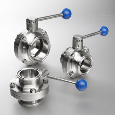 Hygienic Stainless Steel Butterfly Valve