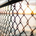 PVC coated electro galvanized chain link fence