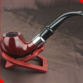 Classical Ebony Tobacco Pipe Wooden portable Smoking Pipe