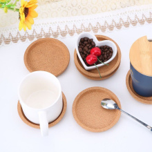 Round Natural Wooden Cork Coasters Cup Mat Pads