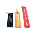 Airplane Aviation Custom Woven Embroidery Keychain