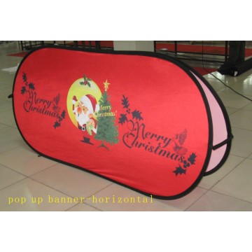 Publicidad Horizontal Pop Out Banners Printing