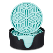 Food Grade Custom Snow Silicone  Drink Coasters
