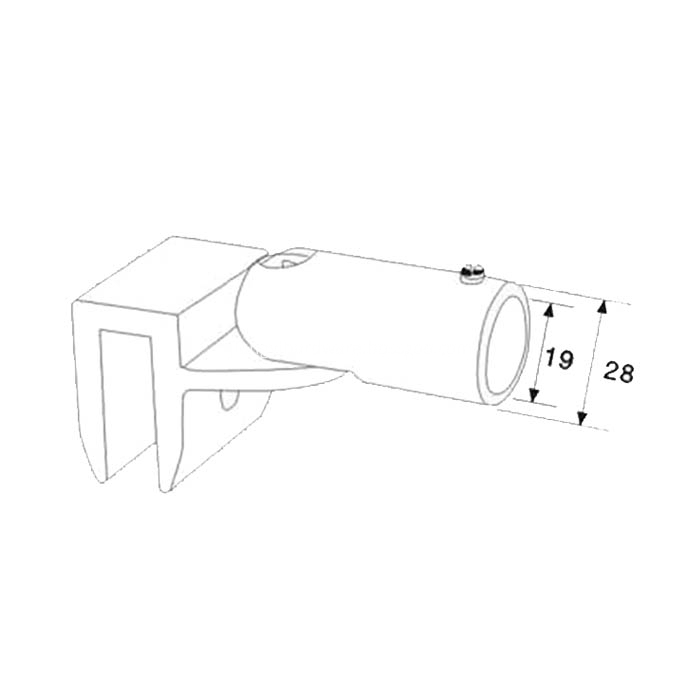 Super Quality Shower Glass Pipe Connector