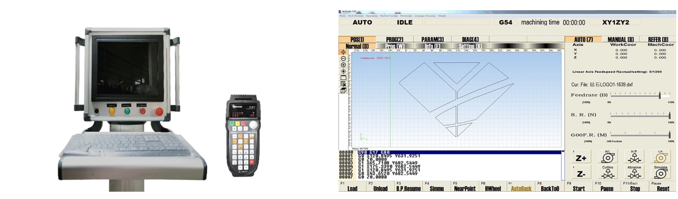 water jet controller