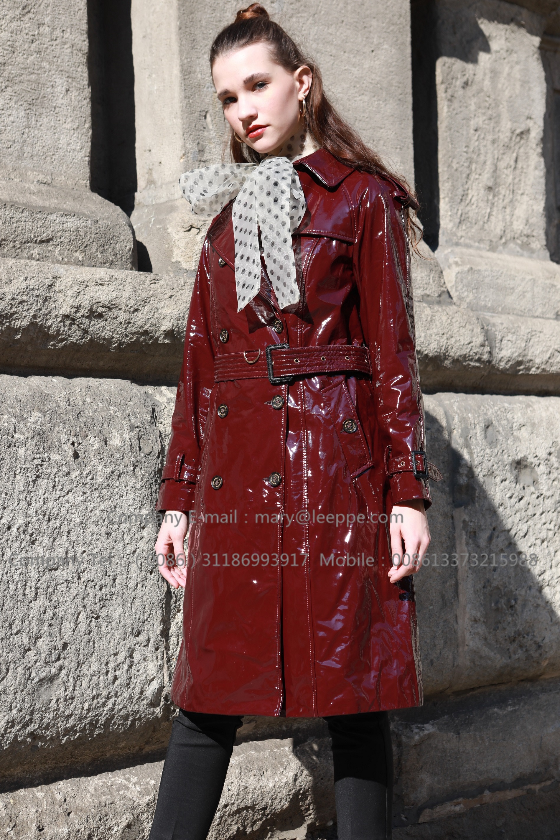 Patent Leather Coat