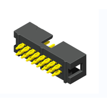 0.100 &quot;(2.54 mm) DISMOS DE CAJA DE CAJA DUAL DE LISE DISMO 180 ° TIPO H = 9.40 mm