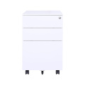 White Metal Office Storage File Cabinet