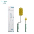 Brosse pour biberon et mamelon en silicone pour bébé Brosse pour sucette pour bébé