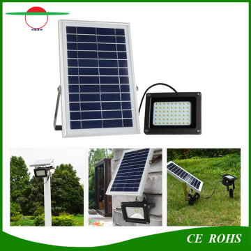 5W Solar Flood Light Impermeável IP65 Outdoor Solar Floodlight 54LED High Brightness Garden Light