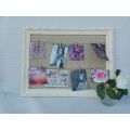 Linen Wooden Photo Frame