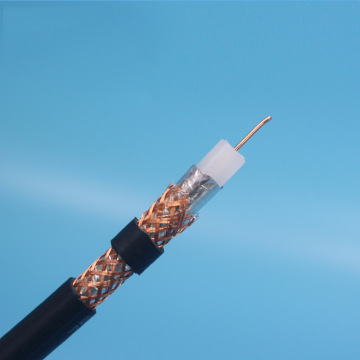 Solid polyethylene insulated PVC sheathed RF coaxial cable