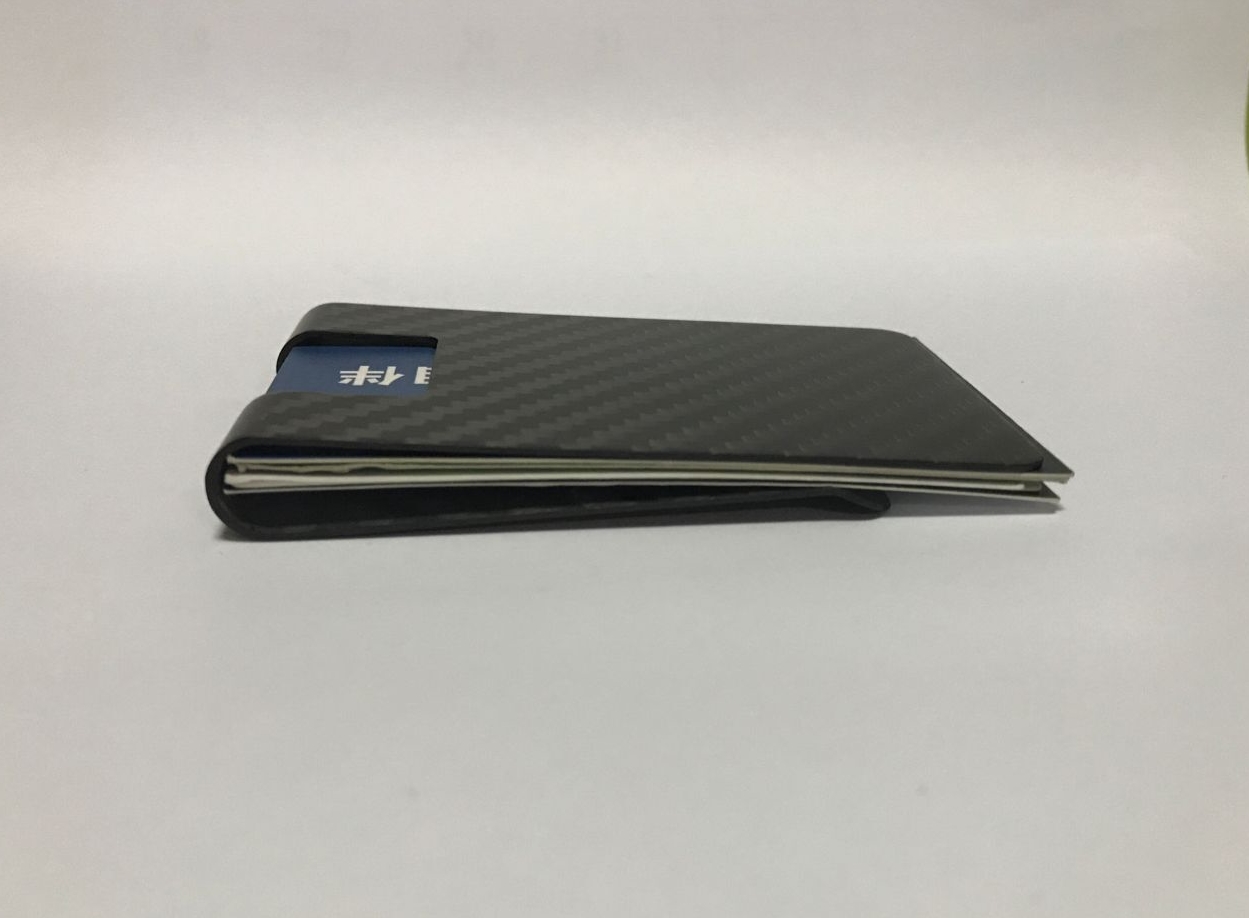 Carbon fiber money clip