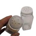 Jares de especias de vidrio cuadrado con Shaker Tops Sifter