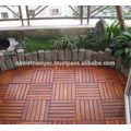 Padrões retos com 6 lâminas de azulejos da plataforma Acacia - Decking ao ar livre à prova d&#39;água