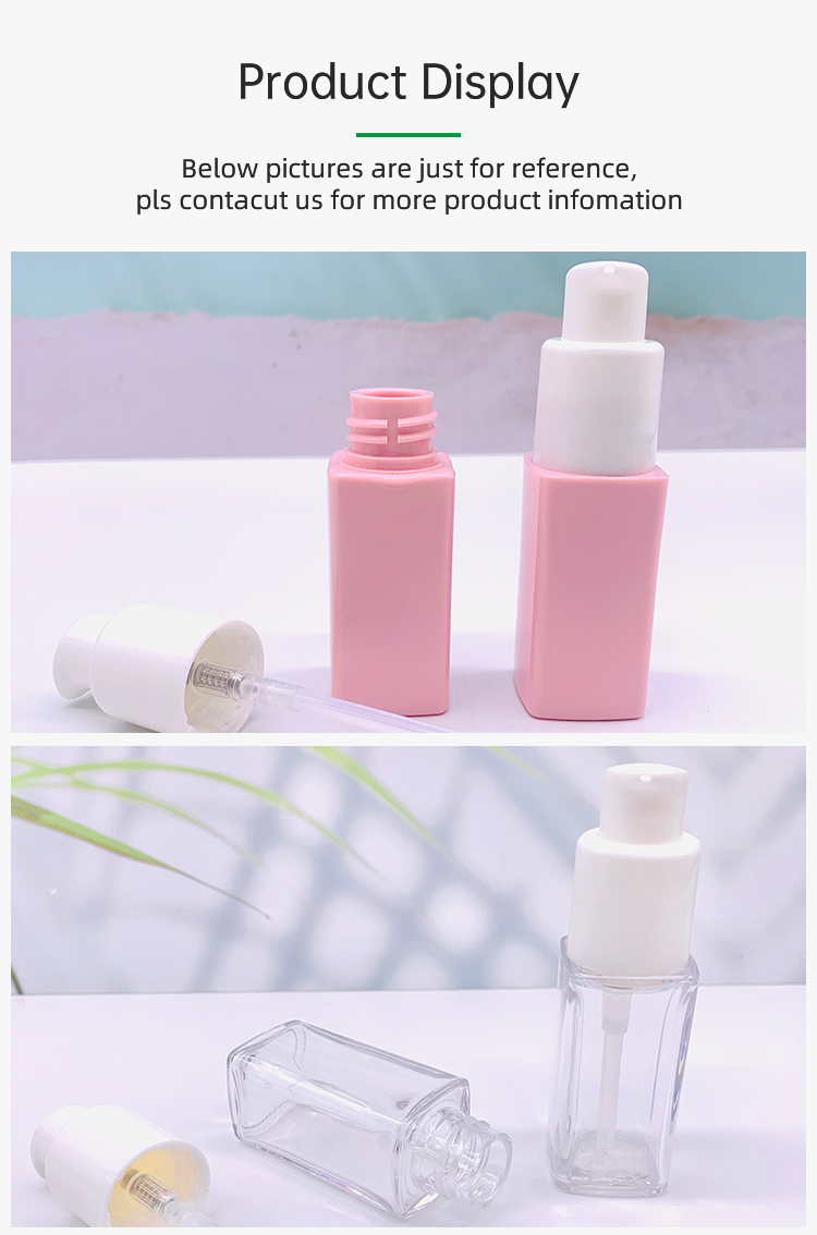 20ml Sqaure Lotion Pump Bottle 20ml Sqaure Lotion Pump Bottle